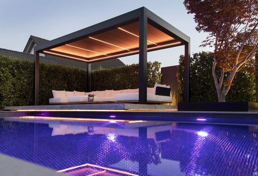 Bioklimatická hliníková pergola